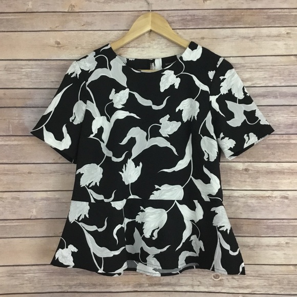 Banana Republic Tops - Banana Republic Floral Peplum Blouse
